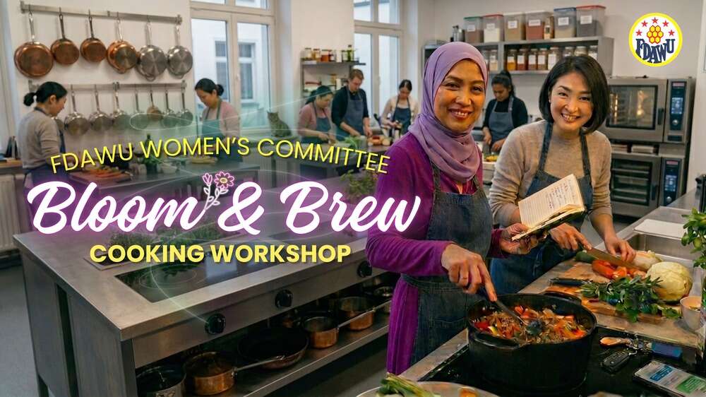 FDAWU Women's Commitee cooking workshop